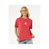 Tričko RIP CURL Icons Of Surf Relaxed Tee, červené