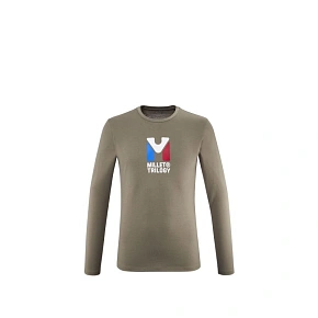 Pánske tričko MILLET M CHAMONIX TRI TS LS, hnedé Pánske tričko MILLET M CHAMONIX TRI TS LS, hnedé