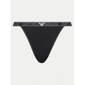Dámske tangá 164282 4R221 00020 Black - Emporio Armani