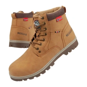 Pánska členková obuv WALK-GN Camel brown - Nórsko