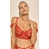Dámska podprsenka Angel SC-1146 Red - Kinga