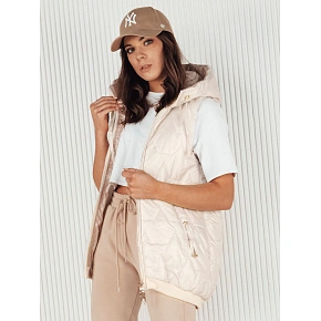 Dámska prešívaná vesta COLINE TY4114 biela - FashionStreet