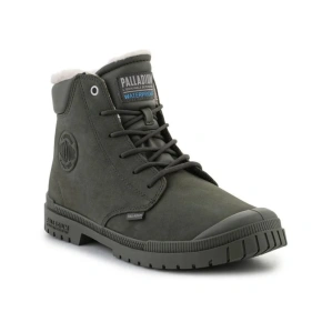 Palladium SP20 Cuff Leather Waterproof WL U 79067-325-M Olive Night topánky