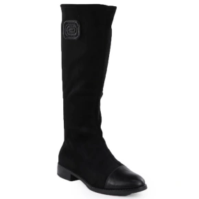 Dámske čierne semišové čižmy M.Daszynski MR2251-19