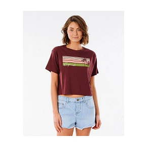 RIP CURL Tričko TALLOWS CROP TEE