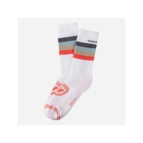 Lyžiarske ponožky ROSSIGNOL Waterfall Socks, biele Lyžiarske ponožky ROSSIGNOL Waterfall Socks, biele