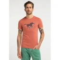 Pánske tričko Aaron C Print M 1009522 7103 - Mustang