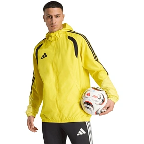 Pánska bunda adidas Tiro 26 Competition All Weather Jacket žltá KB0139 pánska Pánska bunda adidas Tiro 26 Competition All Weather Jacket žltá KB0139 pánska