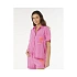 Dámske tričko RIP CURL Hotel Malibu Embroid Shirt, ružové