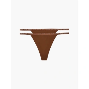 Dámske tangá 2 pack QD3807E CJ8 škoricová - Calvin Klein