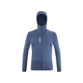 Bunda MILLET M Fusion Grid Hoodie, tmavomodrá Bunda MILLET M Fusion Grid Hoodie, tmavomodrá