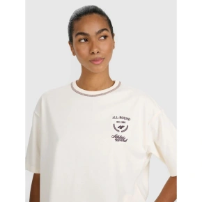 Dámske tričko oversize s 4F 4FRSS25TTSHF2979-11S Dámske tričko oversize s 4F 4FRSS25TTSHF2979-11S