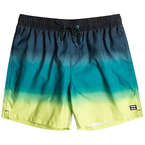 Šortky Billabong All Day Fade 16" EBYJV00121-BLK, zelené, veľkosť L