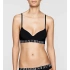 Podprsenka bez kostice QF1631E-001 čierna - Calvin Klein
