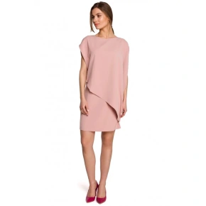 Dámske šaty S262 Powder Pink - štýlové