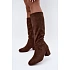 Dámske čižmy HY62-8131 hnedé – FashionStreet