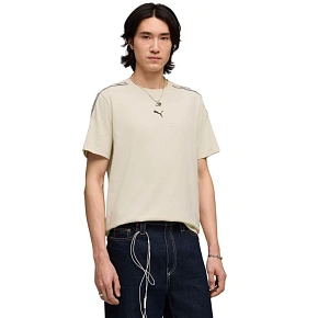 Pánske tričko Puma Tape Tee beige 691693 87 Pánske tričko Puma Tape Tee beige 691693 87