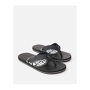Plážové šľapky RIP CURL Ripper Bloom Open Toe, čierne Plážové šľapky RIP CURL Ripper Bloom Open Toe, čierne