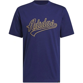Pánske tričko adidas Varsity Tailsweep Graphic, tmavomodré  KH0387