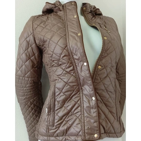 Dámska sezónna bunda 7059A hnedá - Goodlooking