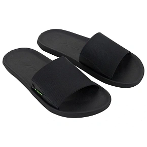 Pánske športové žabky Rider Feel Slide pohodlné čierne papuče