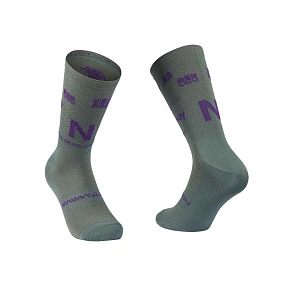 Cyklistické ponožky NORTHWAVE Type Sock, sivé