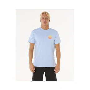 Tričko RIP CURL Wettie Passage Icon Tee, modré Tričko RIP CURL Wettie Passage Icon Tee, modré