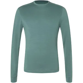 Koszulka termoaktywna z długim rękawem męska SUPER.NATURAL M Tundra 175 LS zielona