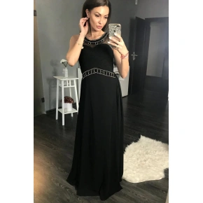 Dlhé šaty hk1542 čierne - YourNewStyle