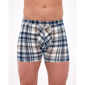 Pánske boxerky Prime 904/127 Béžová s ecru a modrou - Cornette