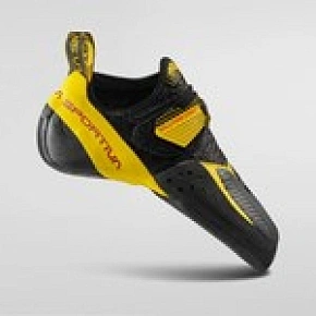 Topánky Solution Comp – čierne a žlté – veľkosť 40, LA SPORTIVA Topánky Solution Comp – čierne a žlté – veľkosť 40, LA SPORTIVA