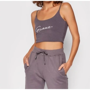 Dámsky crop top O1BA10KASI1 - G9A6 - šedofialová - Guess