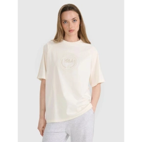 Dámske tričko oversize s potlačou 4F 4FRSS25TTSHF2791-11S Dámske tričko oversize s potlačou 4F 4FRSS25TTSHF2791-11S