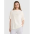 Dámske tričko oversize s potlačou 4F 4FRSS25TTSHF2791-11S