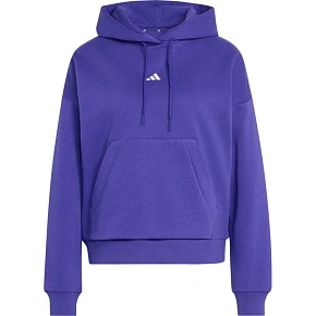 Dámska mikina adidas Essentials Small Logo Feel Cozy Hoodie, fialová, KF8402