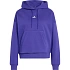 Dámska mikina adidas Essentials Small Logo Feel Cozy Hoodie, fialová, KF8402