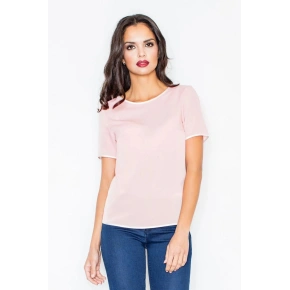 Dámska blúzka M182 powder pink - Figl