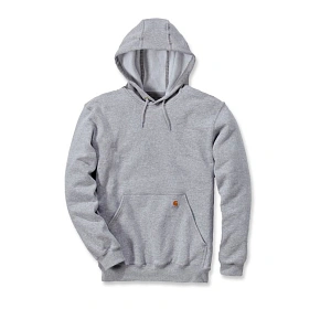 pánska mikina s kapucňou Carhartt Hooded Sweatshirt – sivá melírovaná pánska mikina s kapucňou Carhartt Hooded Sweatshirt – sivá melírovaná
