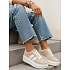 Dámske kožené tenisky LA319 ZY1378 beige - FashionStreet