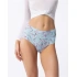 Dámske jednoduché maxi nohavičky Sakura Light Blue Pattern - Julimex