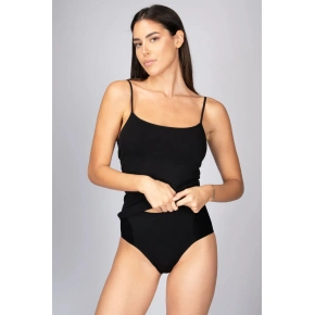 Dámske tričko s úzkymi ramienkami Virginia Black - Intimidea