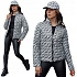 Dámska prechodná bunda s čapicou TY4505 čierno-biela – FashionStreet