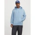 Jack&Jones pánska mikina JJESTAR BASIC SWEAT HOOD NOOS 12257852 CHAMBRAY BLUE