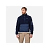 Mikina Rossignol Fleece Anorak, tmavomodrá