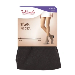 Dámske pančuchy MATT 40 DEN Black - BELLINDA