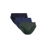 3PACK 3MP-129 Pánske nohavičky Dark Blue/Olive/Blue - Atlantik