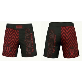 Šortky na MMA MASTERS PULSE SMMA-P, čierne a červené Šortky na MMA MASTERS PULSE SMMA-P, čierne a červené