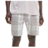 Pánske kraťasy na spanie NM2179E 1MQ - šedá / biela - Calvin Klein