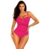 Dámske jednodielne plavky Tiger5 S8030TG1-2d tmavo ružové - Self
