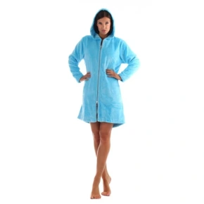 Dámsky 3/4 župan na zips Siena 3856 Light Blue - Vestis